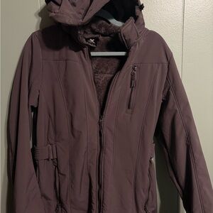 Brown Hooded Jacket